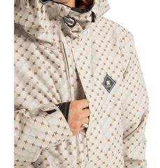 Unisex Basis Print Insulated Jacket
