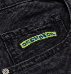 Men's Baggy Denim Snake Print Pants